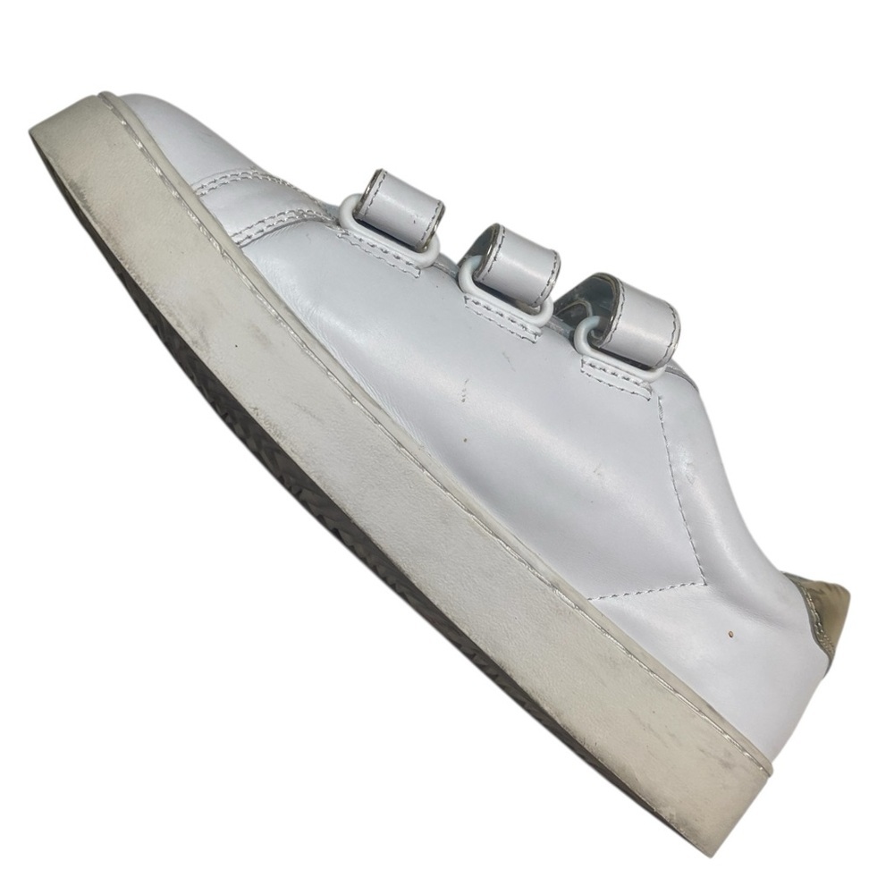 Vionic Velcro Bobbi Leather Casual Tennis Shoe Size 8.5